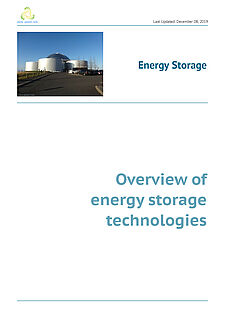 Overview of energy storage technologies