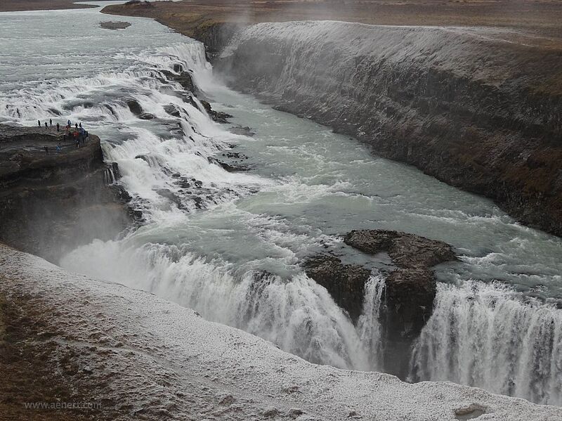 The waterfall Gullfoss