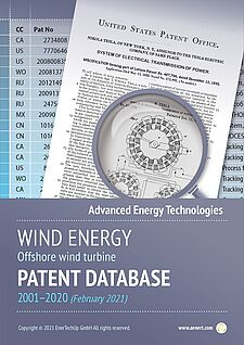 Offshore wind turbine patent database February 2021