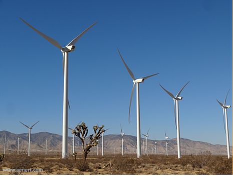 Onshore windpark in the USA 