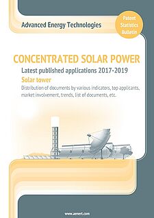 CONCENTRATED SOLAR POWER solar tower patent bulletin Latest published applications 2017-2019 