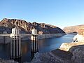 Hoover Dam on the Colorado River, USA, 2,080 MW, Head 180 m (1931) (D)