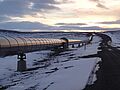 Pipelines for a district heating network, Iceland