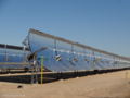 Parabolic trough - the most popular design of CSP stations, their share in the world is almost 80%, Nevada, USA, (C)