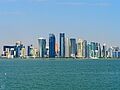 Qatar is one of the largest producers of liquefied natural gas in the world. Doha (A)