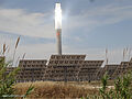 Concentrated Solar Power and Thermal Energy Storage. Gemasolar Power Tower Plant, 2-tank direct, Storage Capacity 15 hours, Spain 